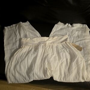 NWT Solitaire Swim white pants size medium